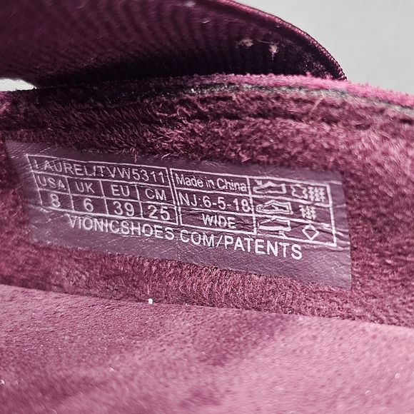 Vionic Laurel Merlot Slip On Slides Clogs - Picture 9 of 9